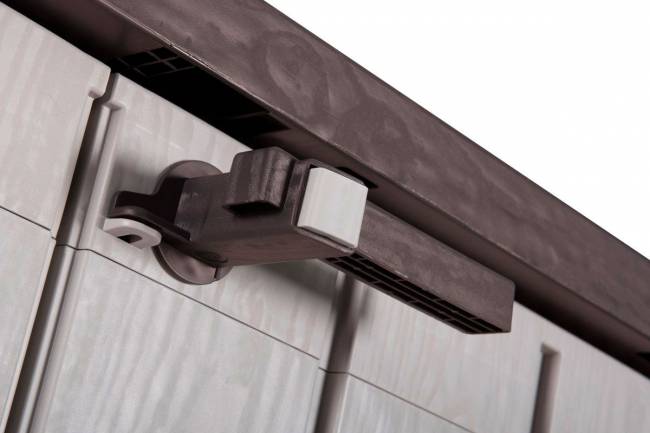 Ящик пластиковый TOOMAX Wood Style 842л СЕРЫЙ/КОРИЧНЕВЫЙ