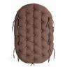 Диван MAMASAN/МАМАСАН 23/02 W /с подушкой/ подушка 182х119 см, 169х102х80 см, Cognac (коньяк), ткань, коричневый, 3М7-147 Cognac (коньяк)