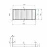 Кровать Rino 1800 х 2000 ясень, белёный