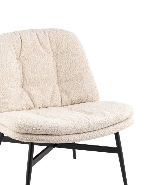 Кресло лаунж Tail кремовый