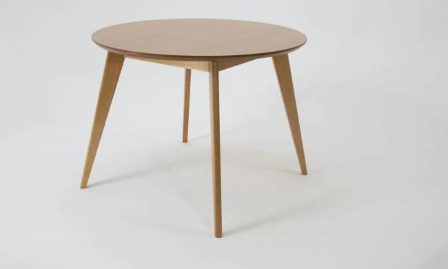 Стол Сканди К 100 натур со стульями Франк натур рогожка серый Стол Сканди К 100 натур со стульями Франк натур рогожка серый