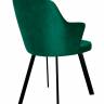 Стул DikLine 245 поворотный, К13 изумруд, ножки черные