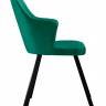 Стул DikLine 245 поворотный, К13 изумруд, ножки черные