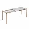 Стол ламинированный раздвижной Pranzo Extendable тортора, каменный 1200-1600-2000х790х750 мм