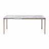 Стол ламинированный раздвижной Pranzo Extendable тортора, каменный 1200-1600-2000х790х750 мм