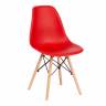 Стул CINDY (EAMES) (mod. 001) / 1 шт. в упаковке дерево бук/металл/сиденье пластик, 51x46x82.5см, красный/red