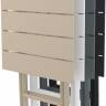 Стол пластиковый складной Helen Folding Table 60 марсала 600х600х740 мм