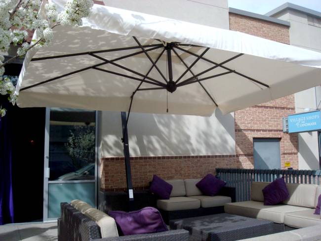 Зонт профессиональный 2х3 м Napoli Braccio антрацит, слоновая кость 2000х3000 мм Зонт профессиональный 2х3 м Napoli Braccio антрацит, слоновая кость 2000х3000 мм