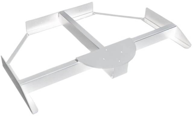 Зонт профессиональный 3х3 м Pompei Braccio белый, слоновая кость 3000х3000 мм