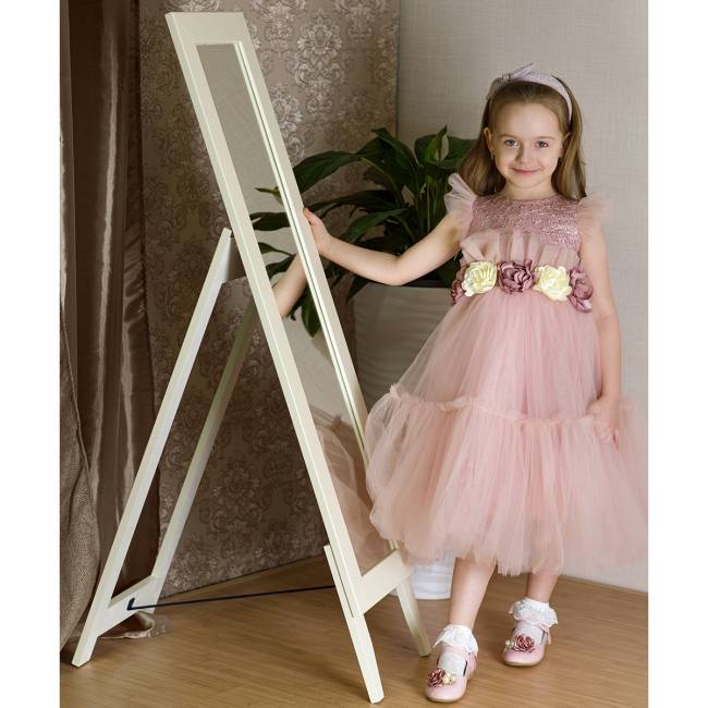 Зеркало напольное BeautyStyle 1 слоновая кость 130 см х 35 см Зеркало напольное BeautyStyle 1 слоновая кость 130 см х 35 см