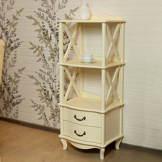 Этажерка Джульетта 2 уровня, дуб шампань Л