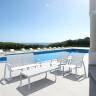 Диван пластиковый двухместный Pacific Lounge белый 1340х800х850 мм