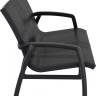 Диван пластиковый двухместный Pacific Lounge черный 1340х800х850 мм