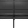 Диван пластиковый двухместный Pacific Lounge черный 1340х800х850 мм