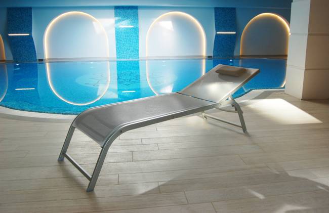 Шезлонг-лежак металлический Comfort 2080х620х400 мм