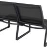 Диван пластиковый двухместный Pacific Lounge черный 760х800х850 мм