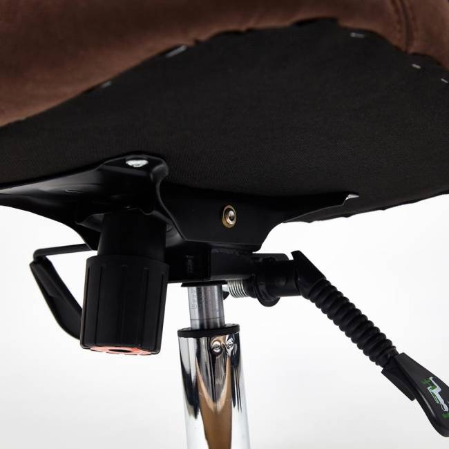 Кресло SOFTY LUX флок , коричневый, 6 коричневый флок Кресло SOFTY LUX флок , коричневый, 6 коричневый флок