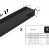 Люфт белая 9x60